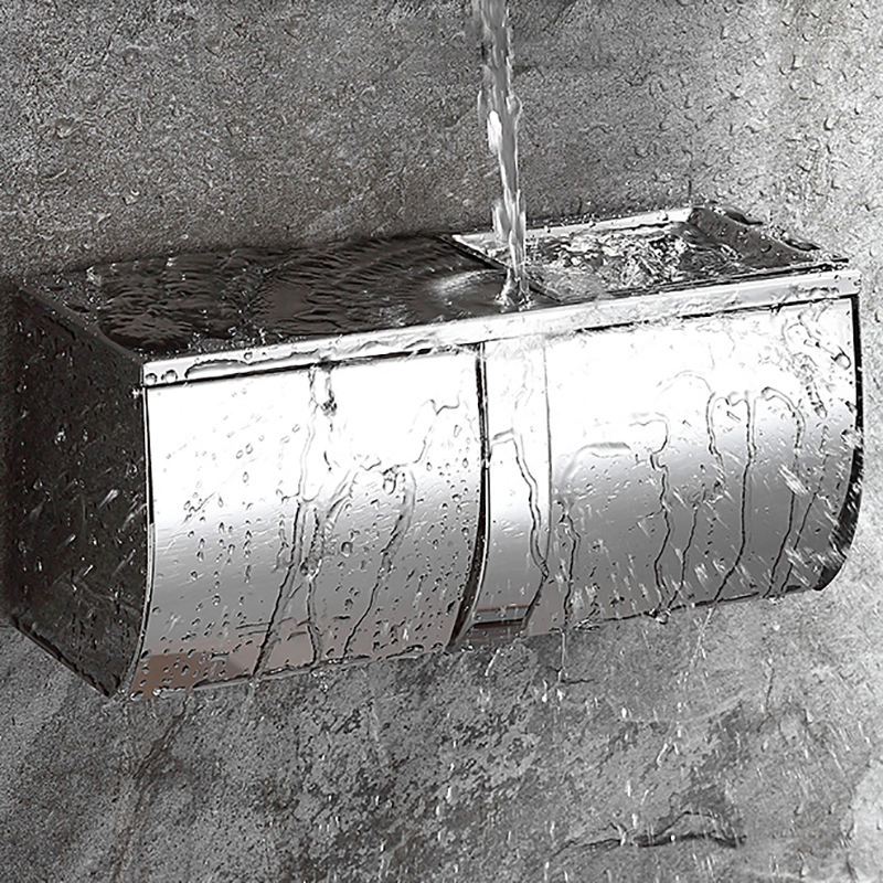 stainless steel 304 dual double tissue paper roll holder