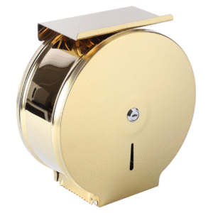 Waterproof Jumbo Mirror Gold Paper Towel Holder