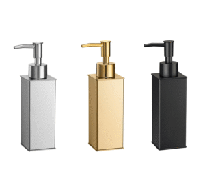 Silver Soap Dispenser Modern Gold Soap Dispenser Set