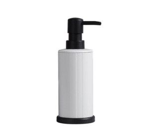 Designer Kitchen Decorative Metal Pump Soap Dispenser White